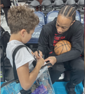 NBA Star Surprises Boy on Birthday, Makes his birthday wish come true.