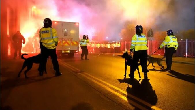 After an eventful evening at Villa Park, nobody will recall Aston Villa's football triumph over Legia Warsaw. Although the home team won 2-1, what will stick in people's minds are the things that happened off the field. The stadium was closed to Legia supporters after what West Midlands police called "disgusting and highly hazardous circumstances."