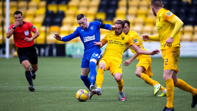 Following the Goldson altercation, Livingston's new boy claims that Rangers' goal was a sucker punch and should have been disqualified.