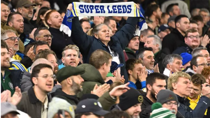 Leeds United's fans were in great form again on Tuesday night