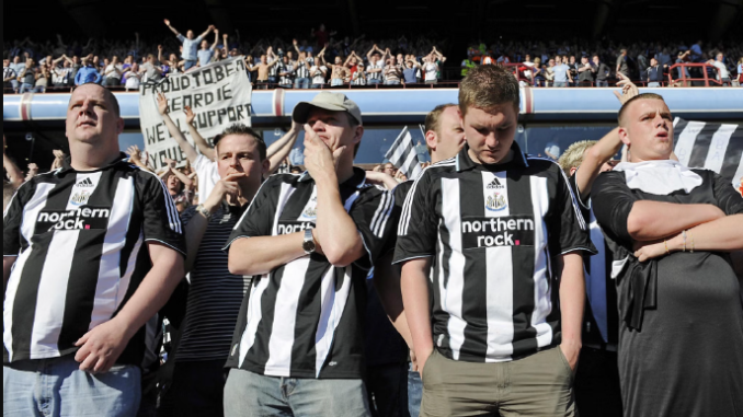 newcastle united fans sad