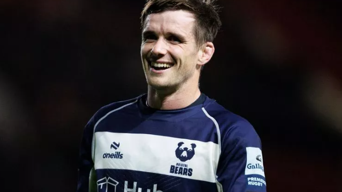 Bristol Bears' AJ MacGinty during the Gallagher Premiership Rugby match against Northampton Saints.