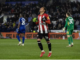 Mads Hermansen and Boubakary Soumare, pictured behind Fabio Carvalho, row during the defeat by Brentford