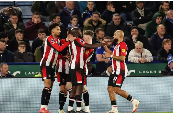 Yoane Wissa, Bryan Mbeumo and Christian Norgaard all scored for Brentford in a wretched first half for second-bottom Leicester.